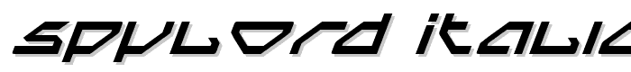 Spylord Italic font
